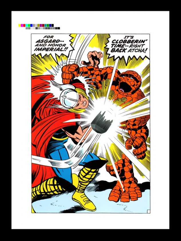 Jack Kirby Fantastic Four #73 Rare Production Art Pg 10  
