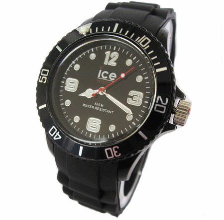  Silicone Quartz Ice Watch ODM Lady Sport Wrist Watch Resin Case  