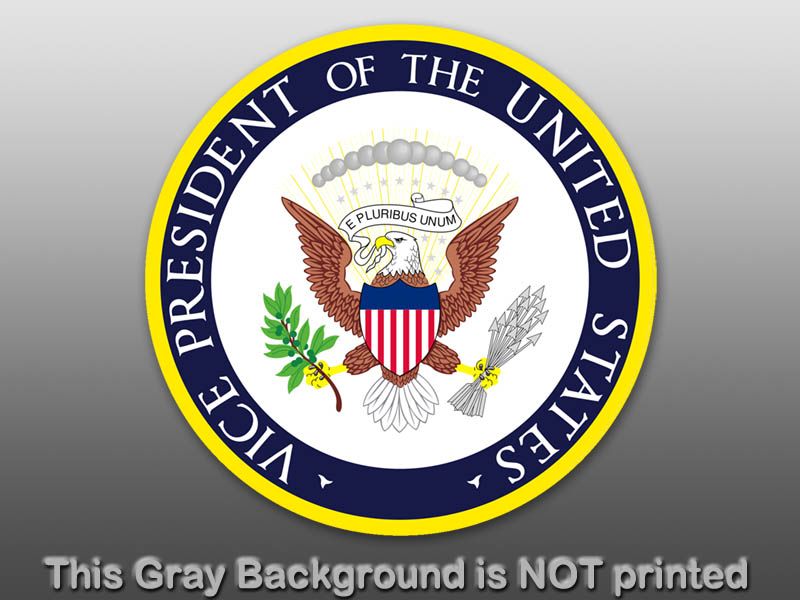 US Vice President Seal Sticker decal white house office  