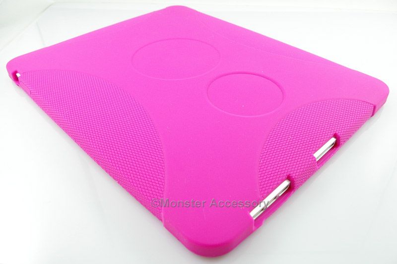  the apple ipad pink soft silicone gel case provides 