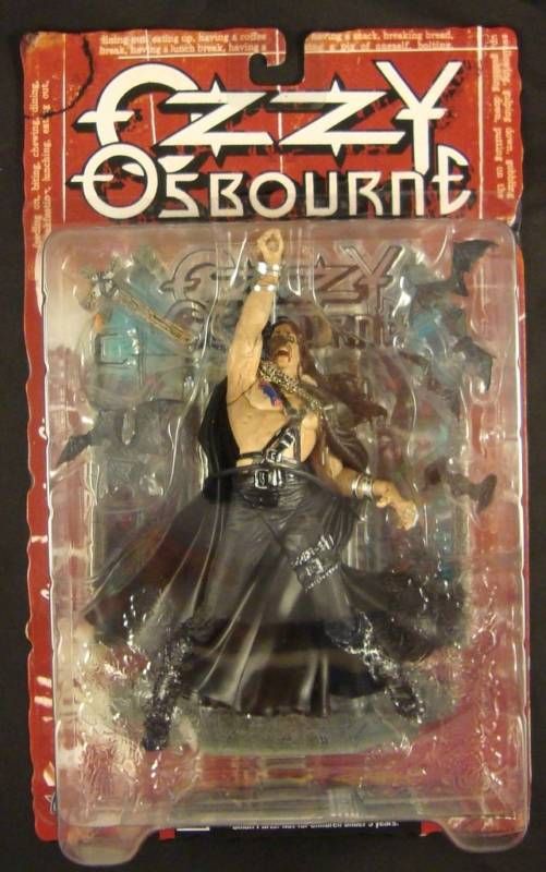 Ozzy Osbourne action figure with bats McFarlane Toys  