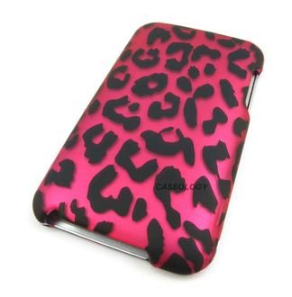 PINK LEOPARD HARD CASE COVER IPOD TOUCH 2ND 3RD GEN  