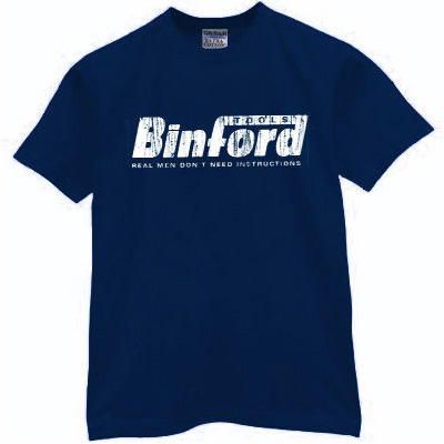 BINFORD TOOLS home improvement vintage funny T Shirt S  