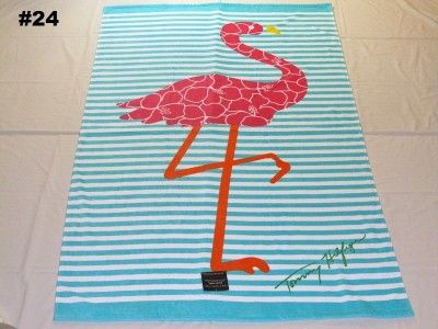 NWT TOMMY HILFIGER BEACH TOWEL  LARGE SIZE  40X70 DIFFERENT STYLES AND 