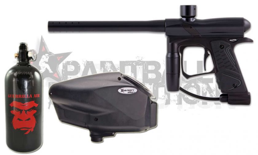 Dangerous Power E1 Paintball Gun Package   Black  