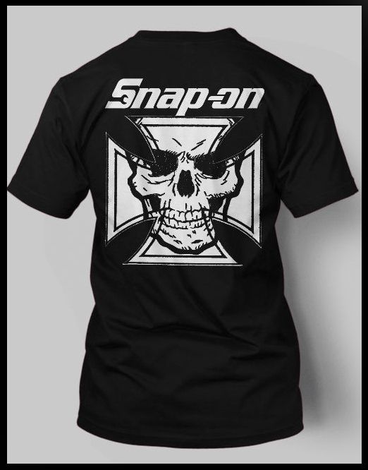 Snap on t shirt Snap on Tools shirt Garage Skull  