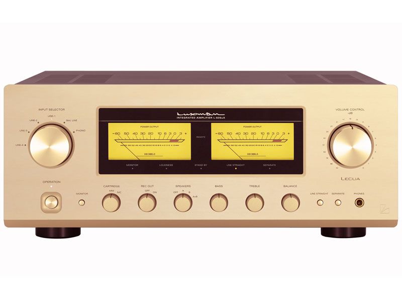 LUXMAN L 505UX G Integrated Amplifier   Champagne Gold  