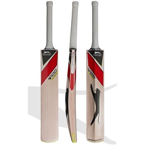 Slazenger V100 Super Kashmir Willow Cricket Bat   Full Size  