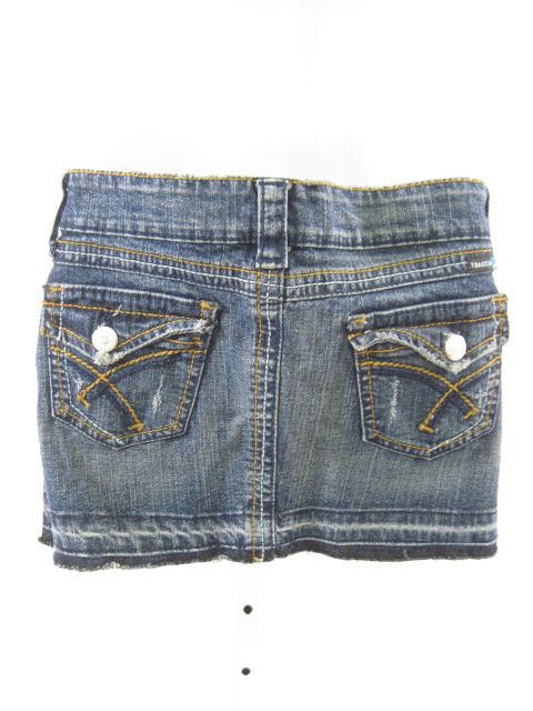 TRACTOR Girls Blue Denim Jeans Skirt Sz 10  