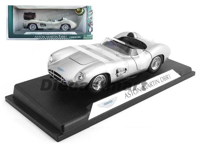 1959 ASTON MARTIN DBR1 LEMANS 118 CARROLL SHELBY SIL  