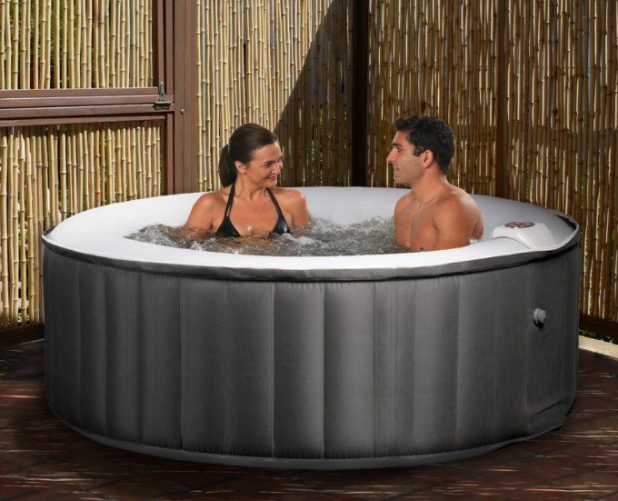   Spa NP5868 4 Person Portable Inflatable Hot Tob Jacuzzi Bubble  