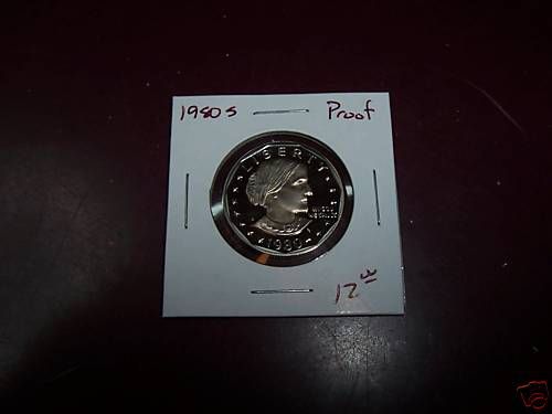 1980S Proof SBA Susan B. Anthony Dollar from US Prf Set  